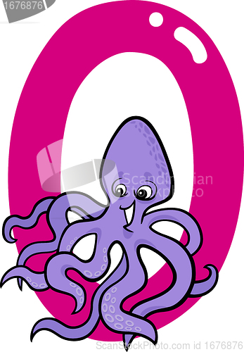 Image of O for octopus