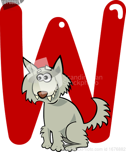 Image of W for wolf