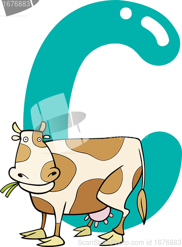 Image of C for cow