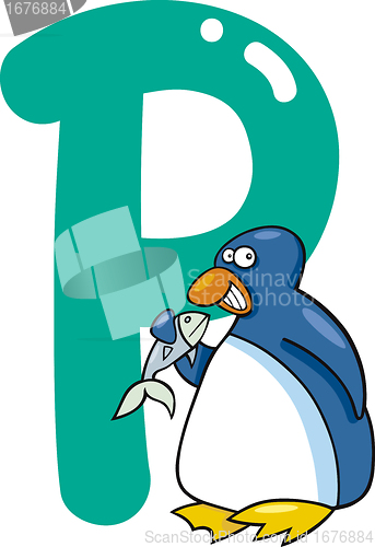 Image of P for penguin