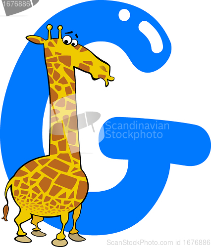 Image of G for giraffe