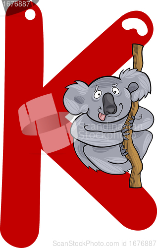 Image of K for koala