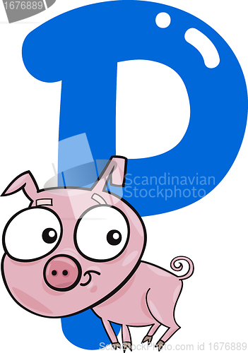 Image of P for pig