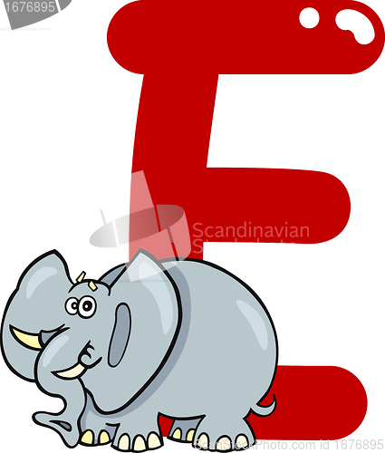 Image of E for elephant