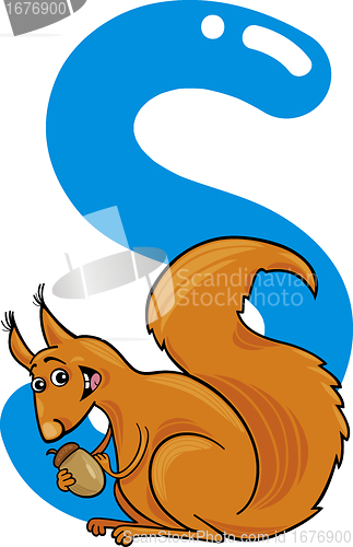 Image of S for squirrel