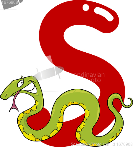 Image of S for snake