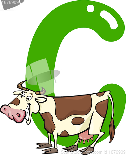 Image of C for cow