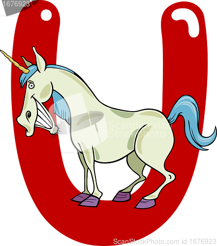 Image of U for unicorn