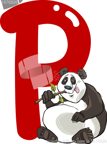 Image of P for panda