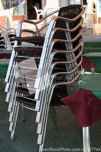 Image of Chairs in stack