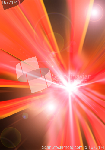 Image of red light of abstract background