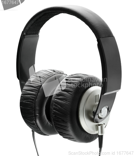 Image of Big black headphones