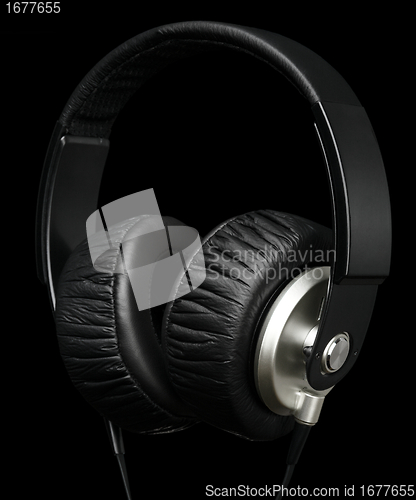 Image of Big black headphones