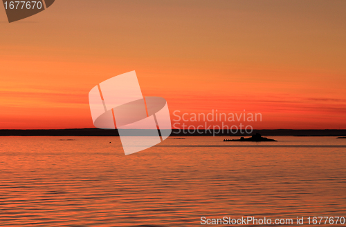 Image of Sunrise at the sea.