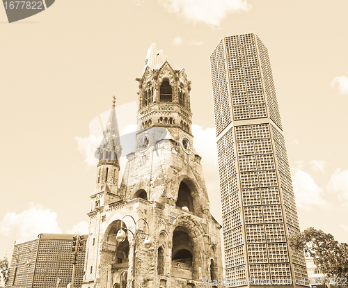 Image of Ruins of bombed church, Berlin