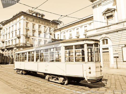 Image of Vintage tram, Milan