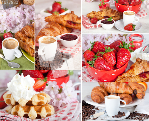 Image of breakfast collage