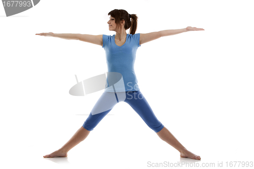 Image of Image of a girl practicing yoga