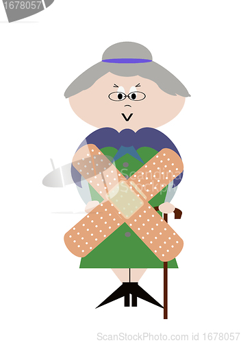 Image of elderly woman