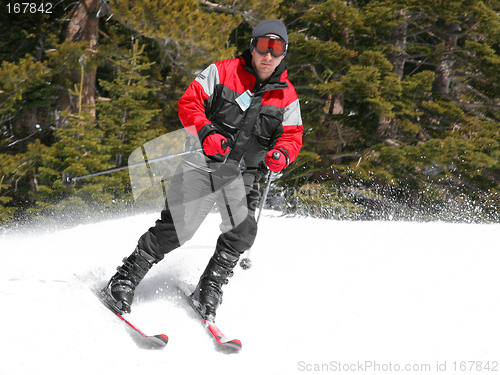 Image of Skier on a slope