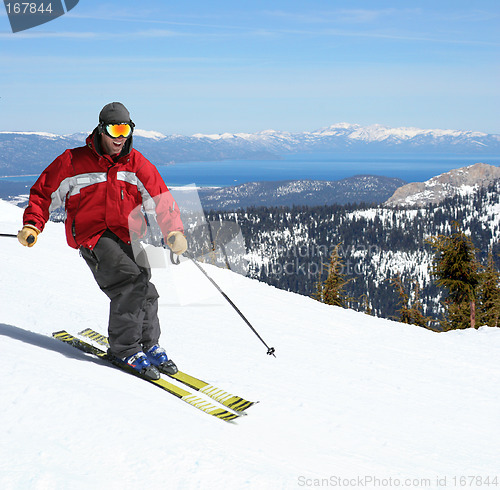 Image of Skier on a slope