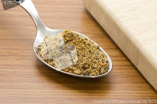 Image of Spoonful of cajun seasoning

