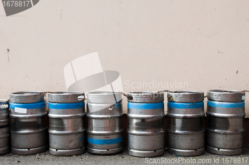 Image of Beer kegs