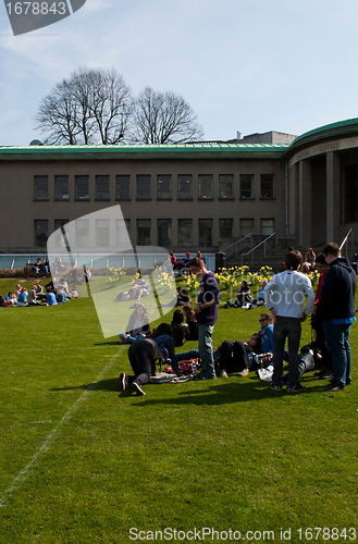 Image of Students in Trinity College, Dublin