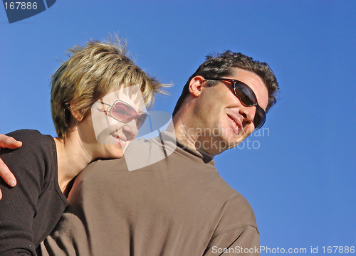 Image of Couple against the sky