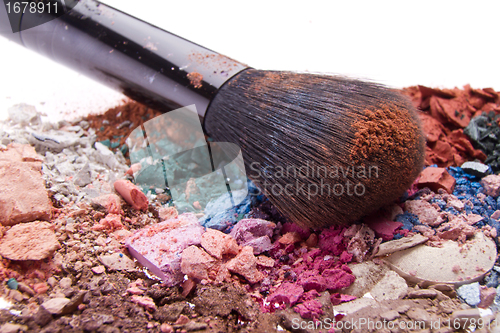 Image of set of crushed eyeshadows