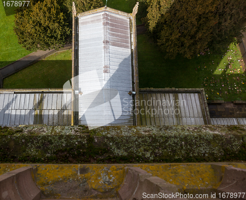 Image of Ancient roof of Ludlow parish church