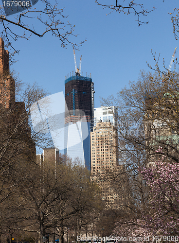 Image of Freedom Tower under construction New York