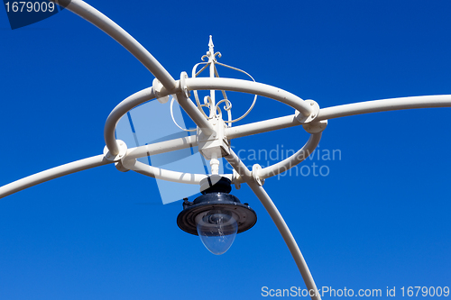 Image of Detail of lights on Southport pier