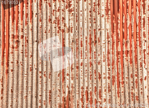 Image of Texture pattern of rusting sheet of metal