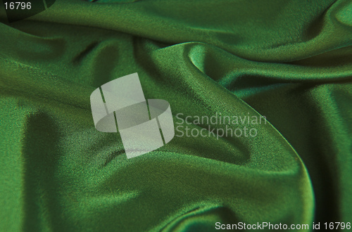 Image of Green satin