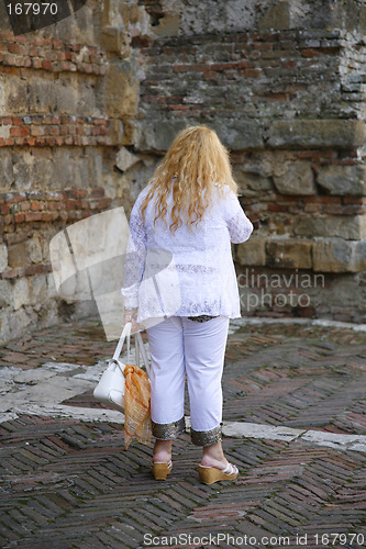 Image of Female tourist