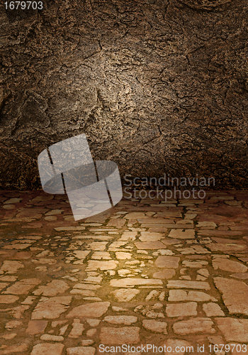 Image of ancient stone pavement