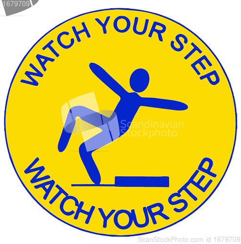 Image of watch your step
