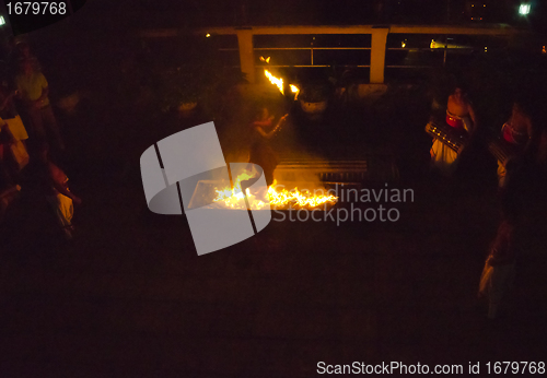 Image of  Dancing in the fire (walking on fire).