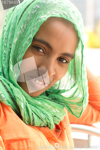 Image of  Portrait of young Ethiopian woman