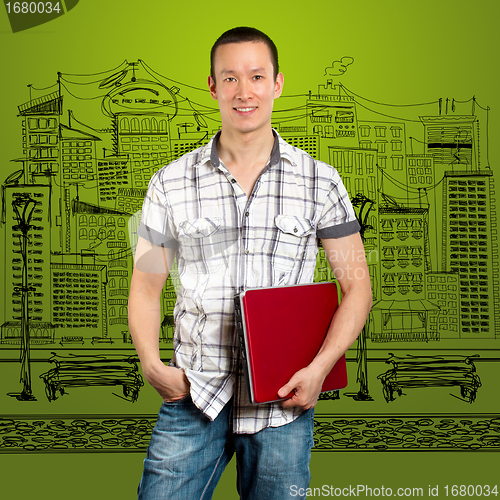 Image of Man With Laptop