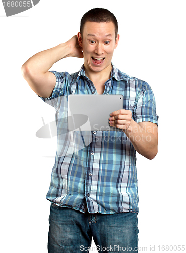 Image of Businessman With I Pad