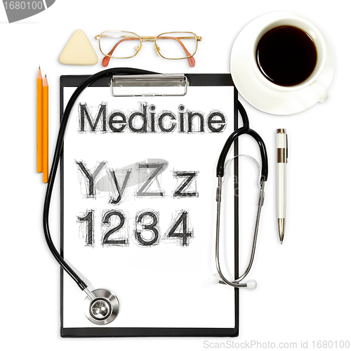 Image of abstract medical background