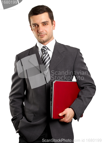 Image of Businessman With Laptop