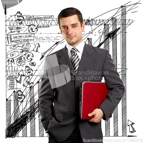 Image of Businessman With Laptop