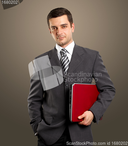 Image of Businessman With Laptop