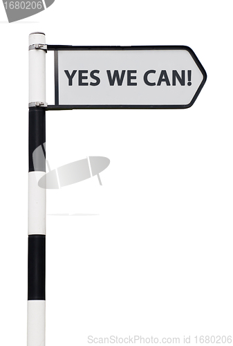 Image of Yes we can sign