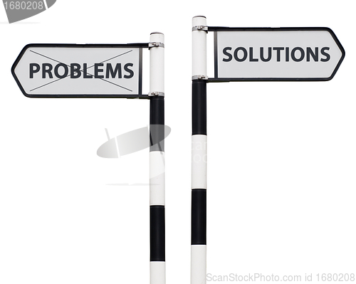 Image of Solutions and problems signs