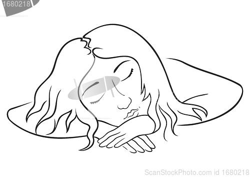 Image of Sleeping woman