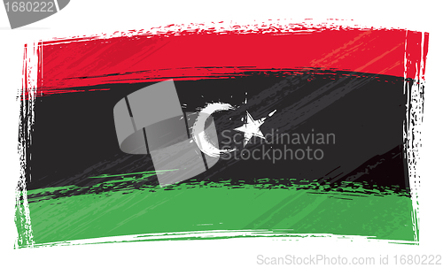 Image of Grunge Libya flag